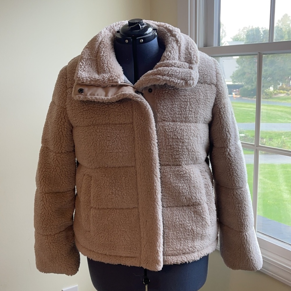 NWOT Calvin Klein teddy bear jacket
